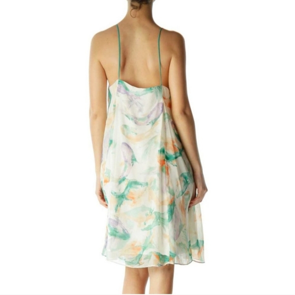 Philosophy Koi Watercolor Swing Mini Dress, Size S - Picture 3 of 8